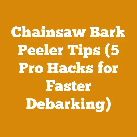 Chainsaw Bark Peeler Tips (5 Pro Hacks for Faster Debarking)