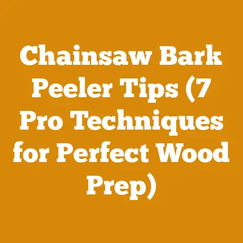 Chainsaw Bark Peeler Tips (7 Pro Techniques for Perfect Wood Prep)