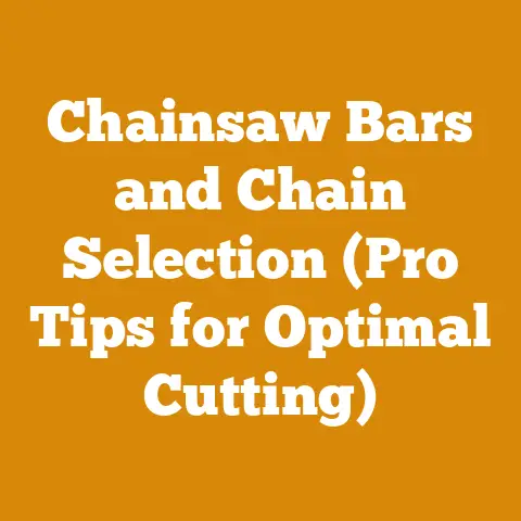Chainsaw Bars and Chain Selection (Pro Tips for Optimal Cutting)