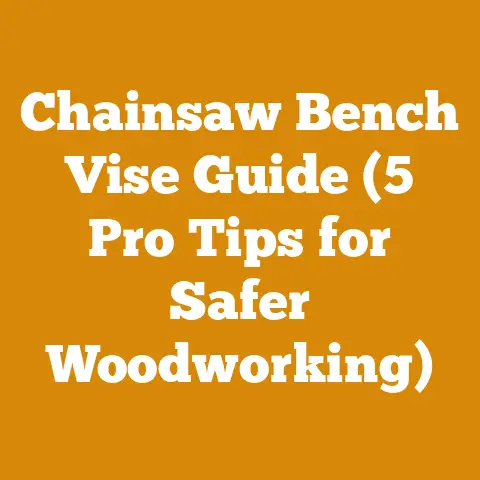 Chainsaw Bench Vise Guide (5 Pro Tips for Safer Woodworking)
