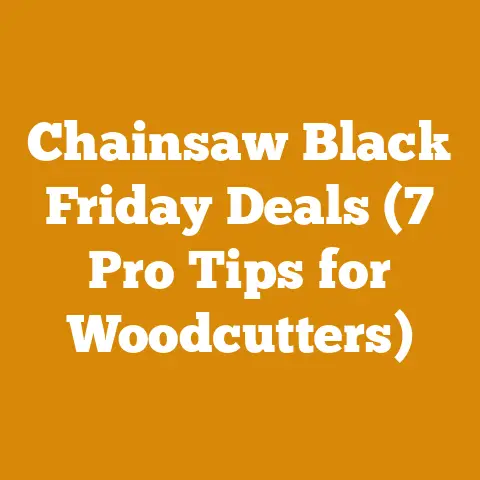 Chainsaw Black Friday Deals (7 Pro Tips for Woodcutters)