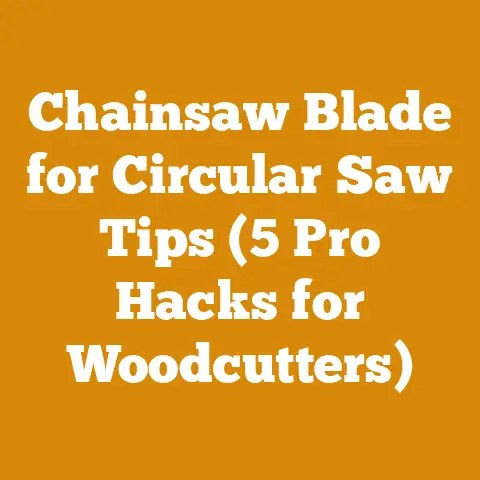 Chainsaw Blade for Circular Saw Tips (5 Pro Hacks for Woodcutters)