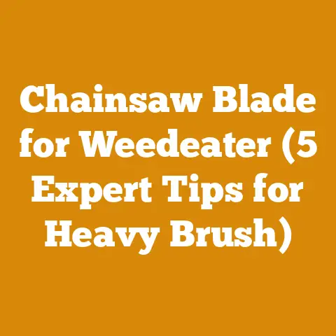 Chainsaw Blade for Weedeater (5 Expert Tips for Heavy Brush)