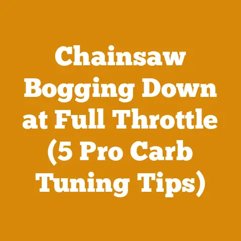 Chainsaw Bogging Down at Full Throttle (5 Pro Carb Tuning Tips)