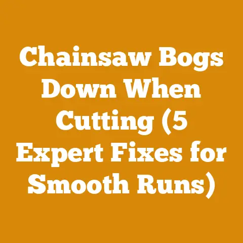 Chainsaw Bogs Down When Cutting (5 Expert Fixes for Smooth Runs)