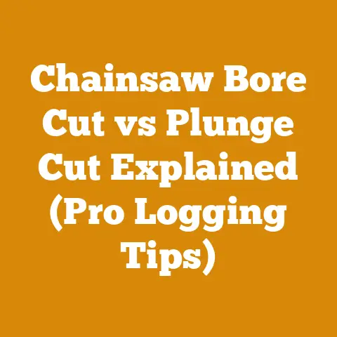 Chainsaw Bore Cut vs Plunge Cut Explained (Pro Logging Tips)