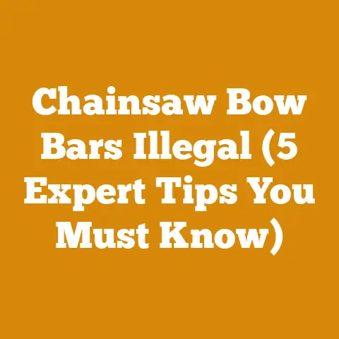 Chainsaw Bow Bars Illegal (5 Expert Tips You Must Know)