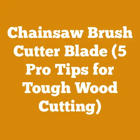 Chainsaw Brush Cutter Blade (5 Pro Tips for Tough Wood Cutting)