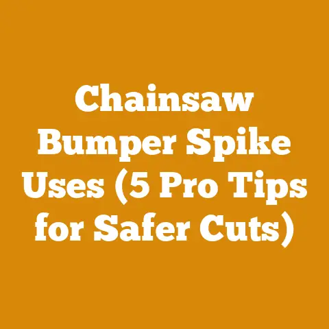 Chainsaw Bumper Spike Uses (5 Pro Tips for Safer Cuts)