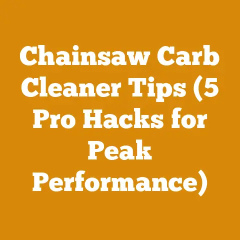 Chainsaw Carb Cleaner Tips (5 Pro Hacks for Peak Performance)