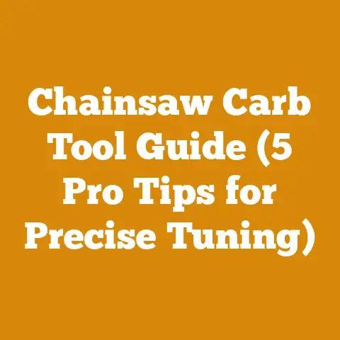 Chainsaw Carb Tool Guide (5 Pro Tips for Precise Tuning)