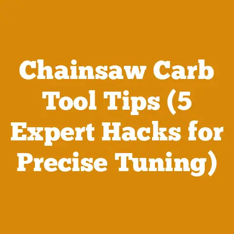 Chainsaw Carb Tool Tips (5 Expert Hacks for Precise Tuning)
