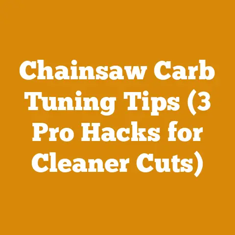 Chainsaw Carb Tuning Tips (3 Pro Hacks for Cleaner Cuts)