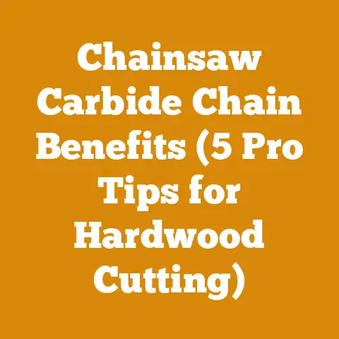 Chainsaw Carbide Chain Benefits (5 Pro Tips for Hardwood Cutting)