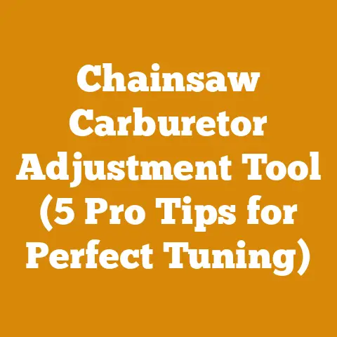Chainsaw Carburetor Adjustment Tool (5 Pro Tips for Perfect Tuning)