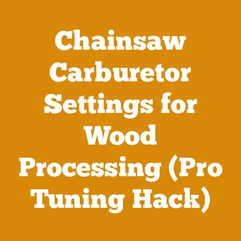Chainsaw Carburetor Settings for Wood Processing (Pro Tuning Hack)