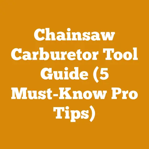 Chainsaw Carburetor Tool Guide (5 Must-Know Pro Tips)
