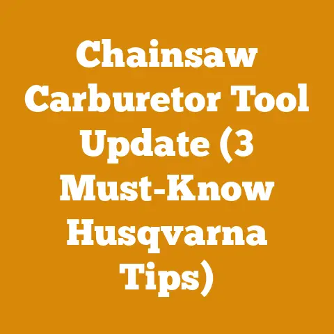 Chainsaw Carburetor Tool Update (3 Must-Know Husqvarna Tips)