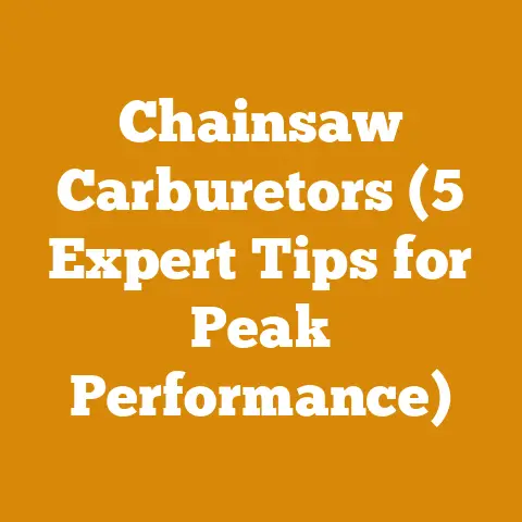 Chainsaw Carburetors (5 Expert Tips for Peak Performance)