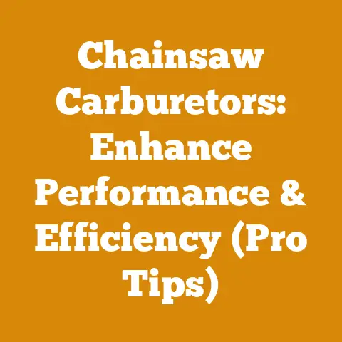 Chainsaw Carburetors: Enhance Performance & Efficiency (Pro Tips)