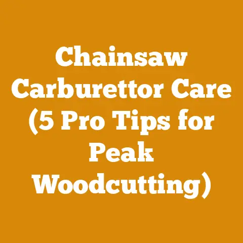 Chainsaw Carburettor Care (5 Pro Tips for Peak Woodcutting)