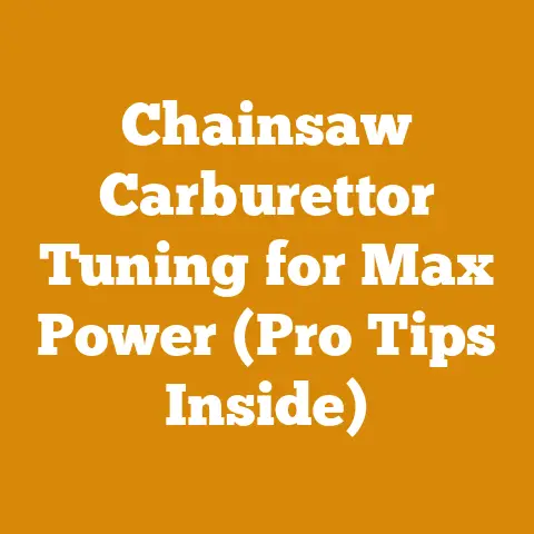 Chainsaw Carburettor Tuning for Max Power (Pro Tips Inside)