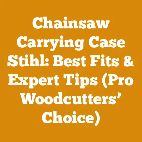 Chainsaw Carrying Case Stihl: Best Fits & Expert Tips (Pro Woodcutters’ Choice)