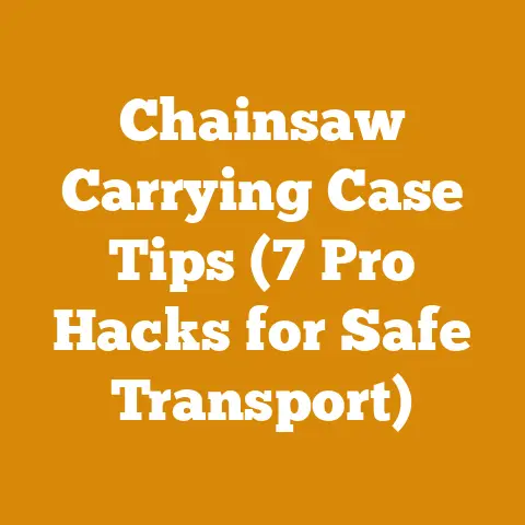 Chainsaw Carrying Case Tips (7 Pro Hacks for Safe Transport)