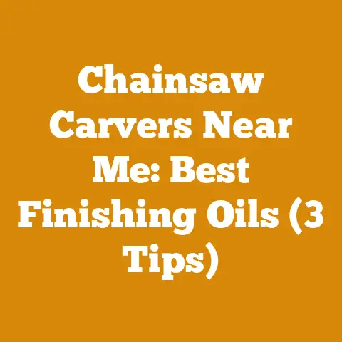 Chainsaw Carvers Near Me: Best Finishing Oils (3 Tips)