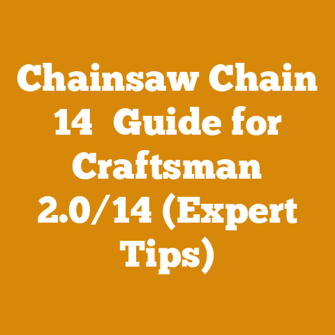 Chainsaw Chain 14″ Guide for Craftsman 2.0/14 (Expert Tips)