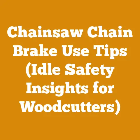 Chainsaw Chain Brake Use Tips (Idle Safety Insights for Woodcutters)