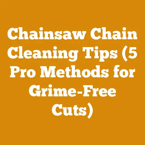 Chainsaw Chain Cleaning Tips (5 Pro Methods for Grime-Free Cuts)
