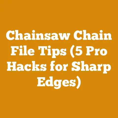 Chainsaw Chain File Tips (5 Pro Hacks for Sharp Edges)