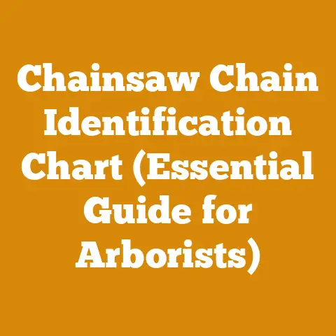 Chainsaw Chain Identification Chart (Essential Guide for Arborists)