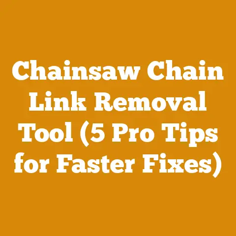 Chainsaw Chain Link Removal Tool (5 Pro Tips for Faster Fixes)