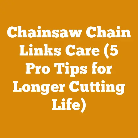 Chainsaw Chain Links Care (5 Pro Tips for Longer Cutting Life)