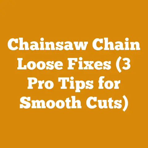 Chainsaw Chain Loose Fixes (3 Pro Tips for Smooth Cuts)