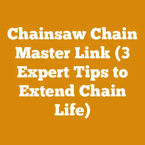 Chainsaw Chain Master Link (3 Expert Tips to Extend Chain Life)