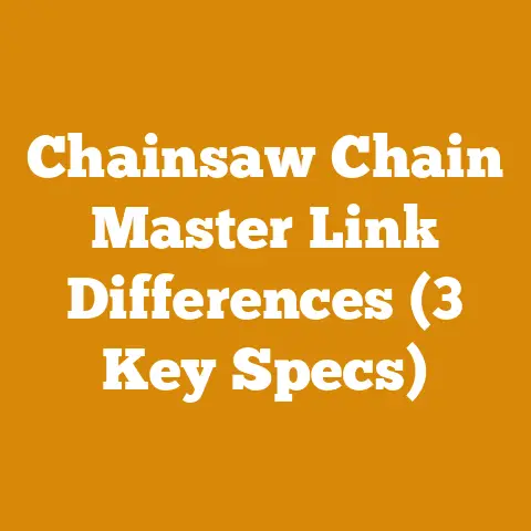 Chainsaw Chain Master Link Differences (3 Key Specs)