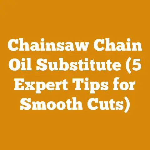 Chainsaw Chain Oil Substitute (5 Expert Tips for Smooth Cuts)