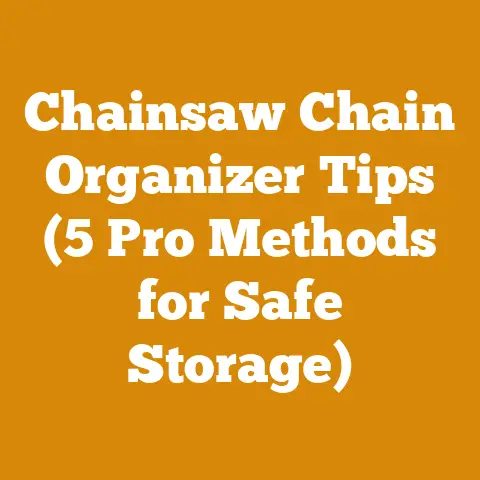 Chainsaw Chain Organizer Tips (5 Pro Methods for Safe Storage)
