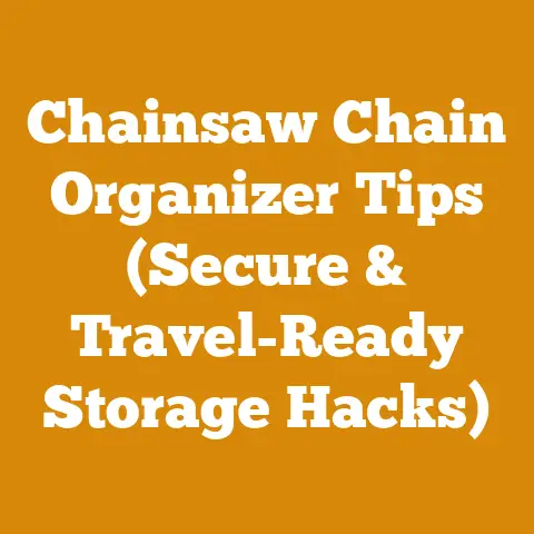 Chainsaw Chain Organizer Tips (Secure & Travel-Ready Storage Hacks)