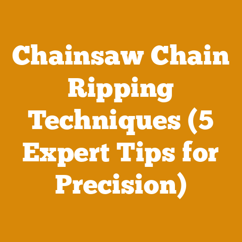 Chainsaw Chain Ripping Techniques (5 Expert Tips for Precision)