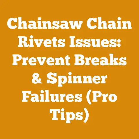 Chainsaw Chain Rivets Issues: Prevent Breaks & Spinner Failures (Pro Tips)