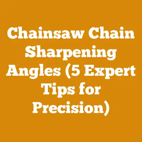 Chainsaw Chain Sharpening Angles (5 Expert Tips for Precision)