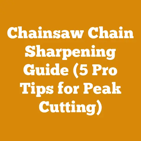 Chainsaw Chain Sharpening Guide (5 Pro Tips for Peak Cutting)