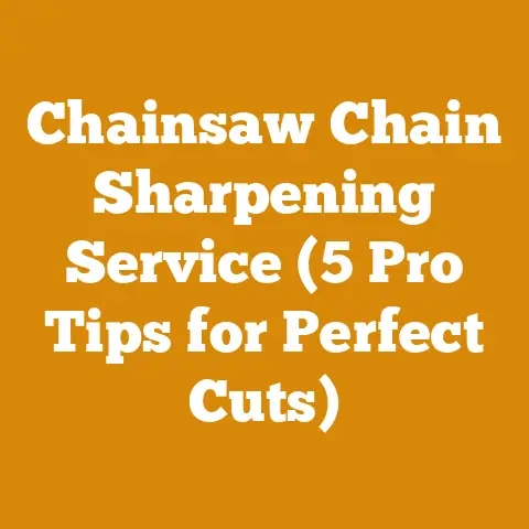 Chainsaw Chain Sharpening Service (5 Pro Tips for Perfect Cuts)