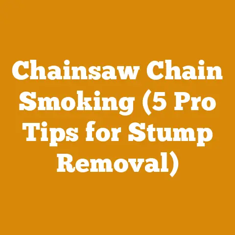 Chainsaw Chain Smoking (5 Pro Tips for Stump Removal)