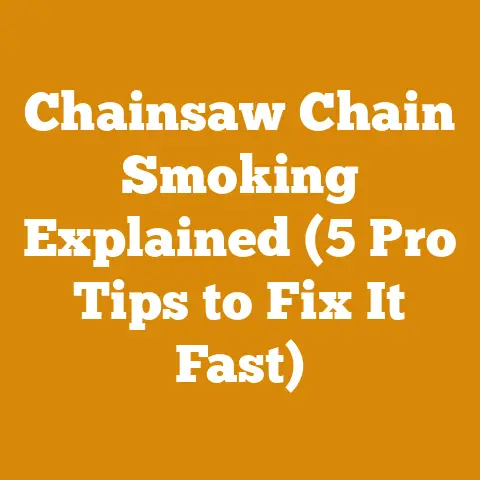 Chainsaw Chain Smoking Explained (5 Pro Tips to Fix It Fast)