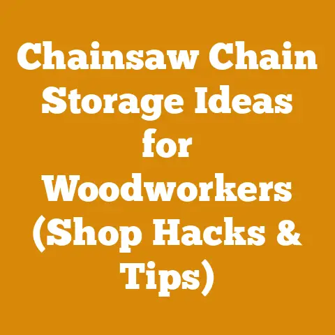 Chainsaw Chain Storage Ideas for Woodworkers (Shop Hacks & Tips)